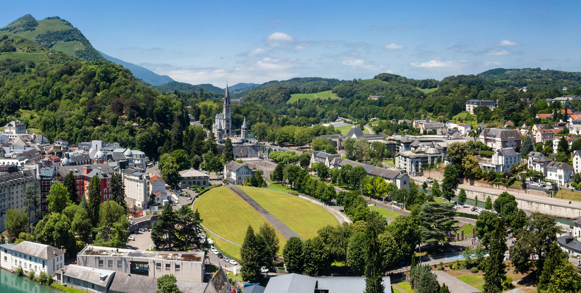 La ville de Lourdes