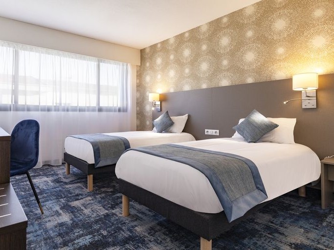 Chambre twin deux lits